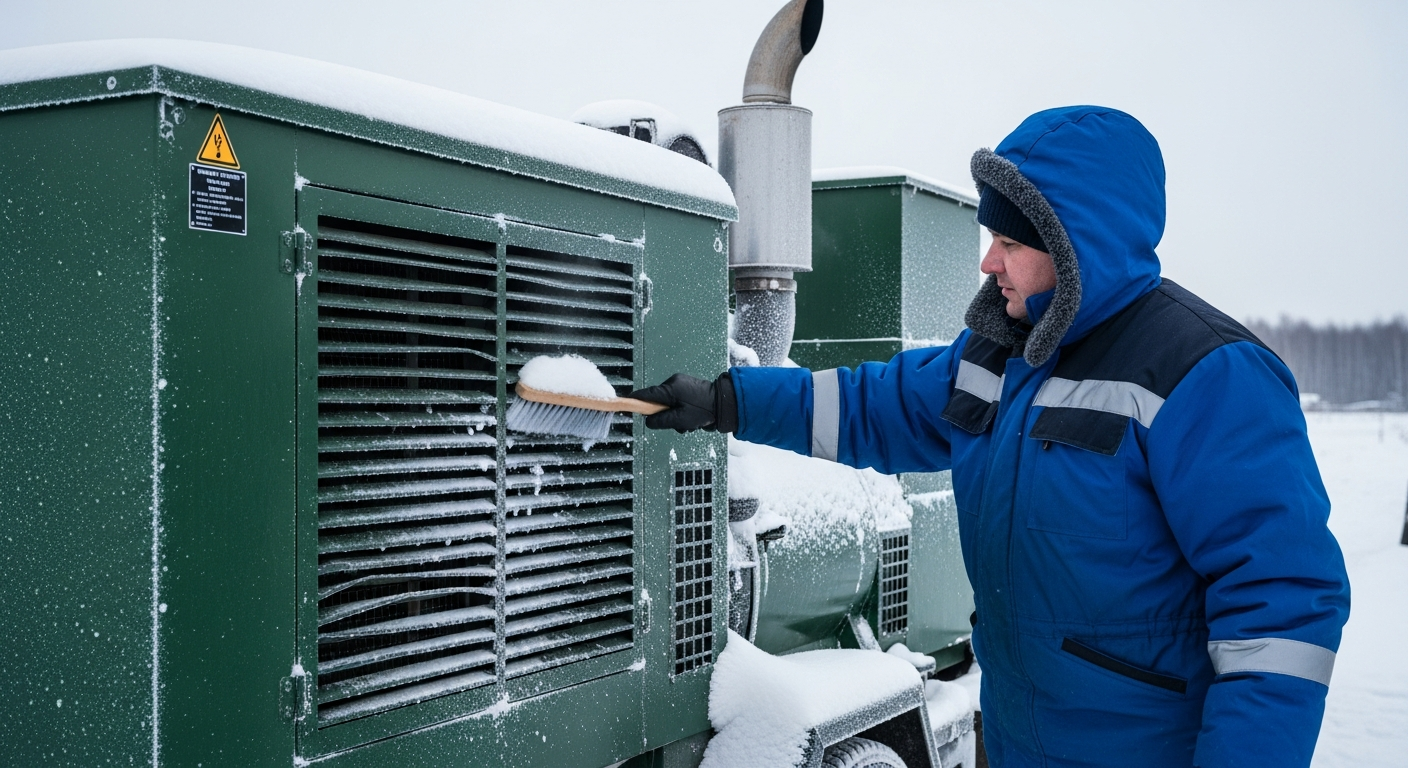 Как запустить дизельный генератор в сильный мороз: руководство по зимнему пуску_1