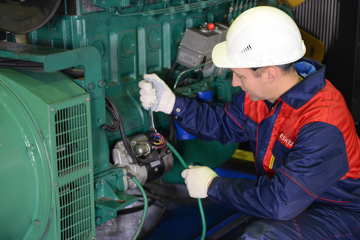 Установка дизельных генераторов