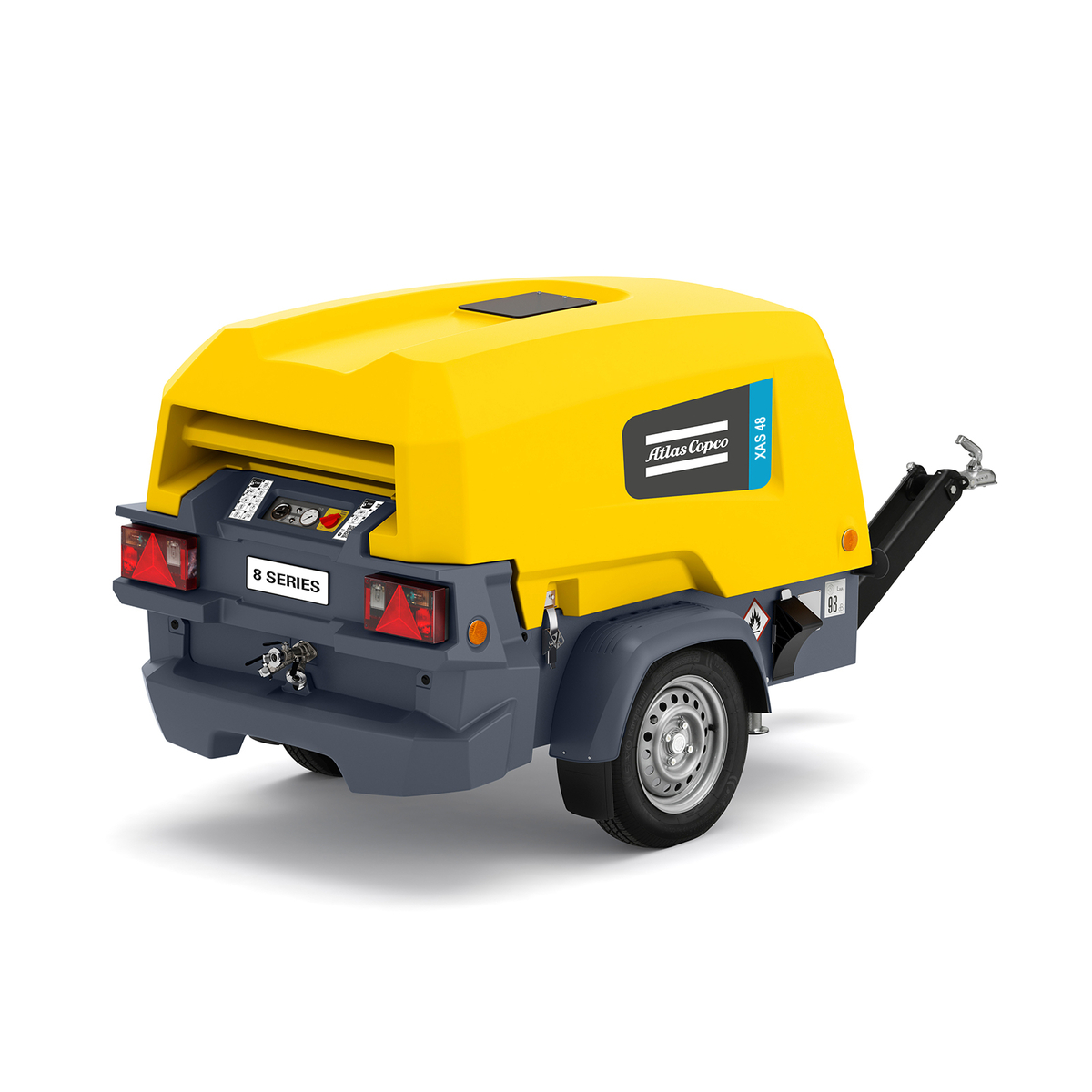 Винтовой компрессор Atlas Copco XAS 48 KD с генератором Дизельный | Купить  в ООО 