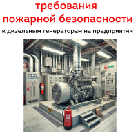 Требования пожарной безопасности при установке и эксплуатации дизельных генераторов на предприятии