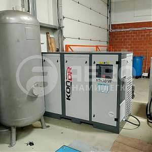 Пусконаладочные работы компрессора KONDR RT+30 10VF