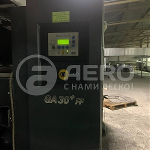 Монтаж винтового блока и техническое обслуживание компрессора Atlas Copco GA30 Plus