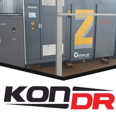 Установка Частотного преобразователя KonDR CFC450-380 и панели управления на компрессор Atlas Copco 