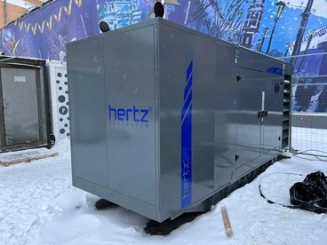 Дизельный генератор HERTZ HG 509 DC в идеальном состоянии