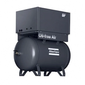 Компрессор Atlas Copco SF 1 на ресивере