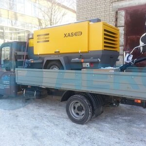 Поставка винтового дизельного компрессора Atlas Copco XAS 186