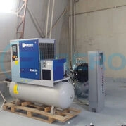 Монтаж пневмолинии высокого давления с установкой оборудования Ceccato и Airpool_1