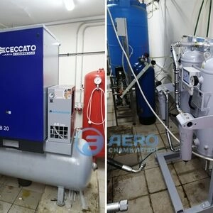 Замена вышедшего из строя компрессора на компрессор Ceccato DRB20