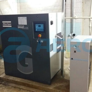 Поставка, монтаж и ПНР компрессора Atlas Copco GA 30 и осушителя ARIACOM