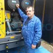 Обслуживание винтового дизельного компрессора Atlas Copco XRHS 506_2