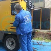 Обслуживание винтового дизельного компрессора Atlas Copco XRHS 506_4