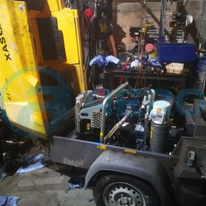 Замена двигателя на компрессоре Atlas Copco XAS 48