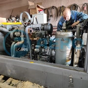 Ремонт и установка винтового блока компрессора Atlas Copco XATS 186_3