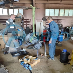 Ремонт и установка винтового блока компрессора Atlas Copco XATS 186