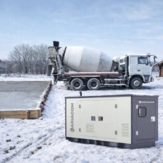 Дизельный генератор для подогрева бетона