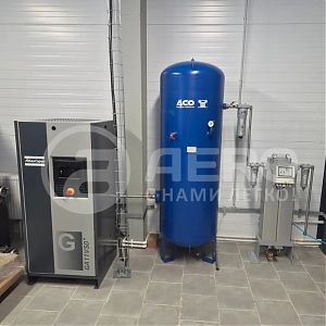 ПНР компрессора Atlas Copco GA 11 VSD