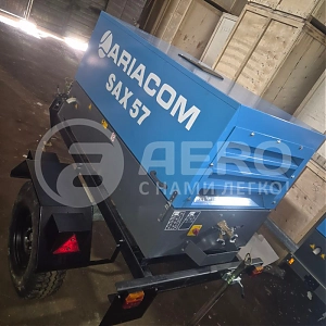 Установка компрессора ARIACOM SAX 57 на шасси