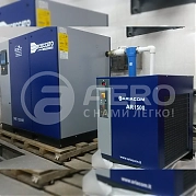 Монтаж пневмолинии для компрессора CECCATO DRE120IVR_2
