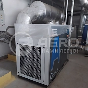 Монтаж пневмолинии для безмасляного компрессора Atlas Copco AQ22 VSD_3