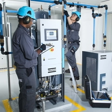 Обслуживание осушителей сжатого воздуха