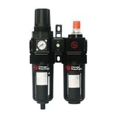 Масловлагоотделитель + лубрикатор + манометр (модульная группа) Chicago Pneumatic 1/4\" BSP