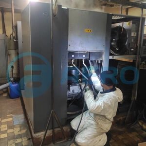 Обслуживание винтового компрессора Atlas Copco