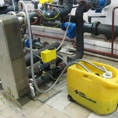 Безразборная промывка теплообменников и пневмосистем