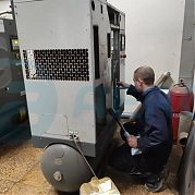 Диагностика винтового электрического компрессора GA7FF_2