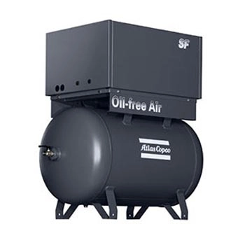 Компрессор Atlas Copco SF 4 на ресивере