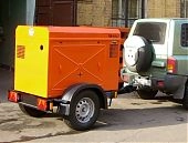 Компрессор ЗИФ-СВЭ6,3/0,7 передвиж. в кожухе на прицепе