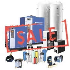 Распродажа оборудования для подготовки сжатого воздуха