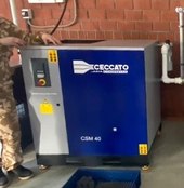 Винтовой компрессор Ceccato CSM40 10 400/50 CE б/у 