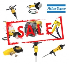 Распродажа строительного оборудования Atlas Copco!