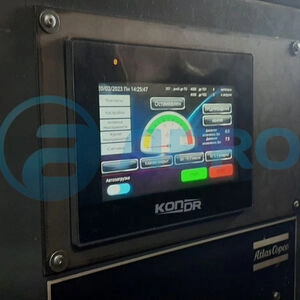 Установка контроллера KonDR на компрессор Atlas Copco GA 75