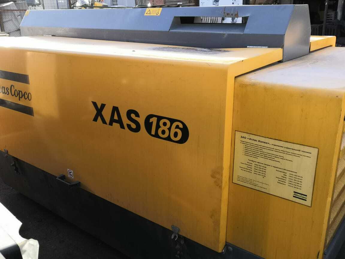 Аренда дизельного компрессора Atlas Copco XAS 186 (без шасси) - ООО  Торговый Дом АЭРО